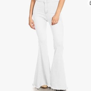 High Waisted Bell Bottom Jeans